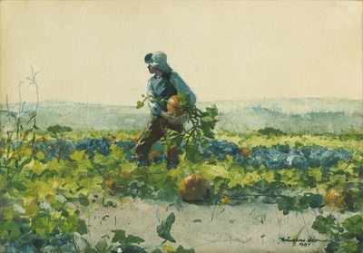 Om een boerenjongen te zijn door Winslow Homer