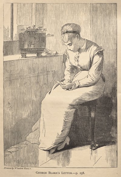 Brief van George Blake door Winslow Homer