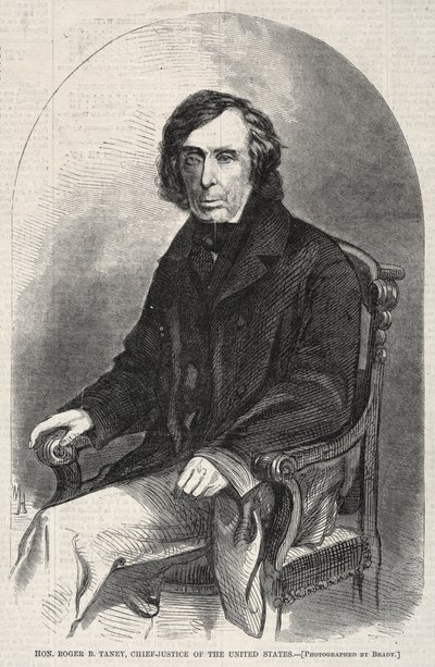 Hon. Roger B. Taney, opperrechter van de Verenigde Staten, 1860 door Winslow Homer