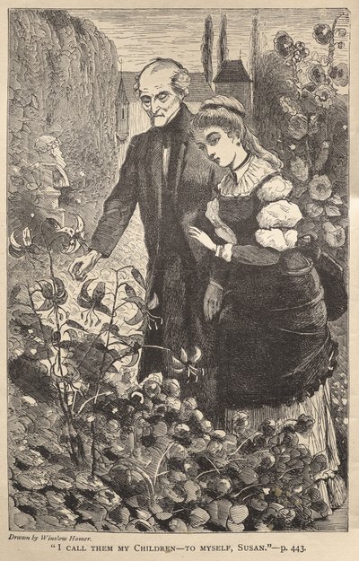 "Ik noem ze mijn kinderen - voor mezelf, Susan." door Winslow Homer