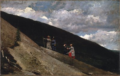 In de bergen door Winslow Homer