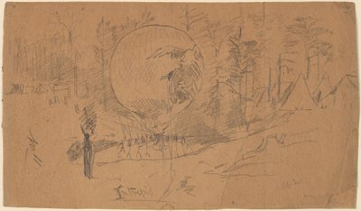 Onverschrokken [recto], 1862 door Winslow Homer