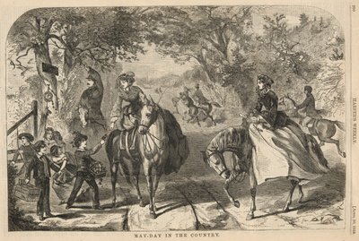 Meidag op het platteland, uit Harper door Winslow Homer
