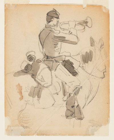 Bereden trompetter door Winslow Homer