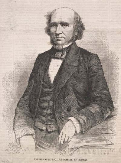 Nahum Capen, Esq., Postmeester van Boston door Winslow Homer