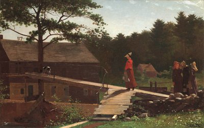 Oude molen (De ochtendbel), 1871 door Winslow Homer