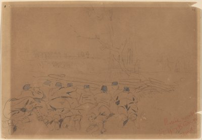 Opstandige werken in Yorktown door Winslow Homer