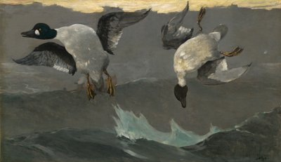 Rechts & Links door Winslow Homer
