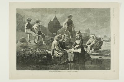 Seesaw-Gloucester, Massachusetts door Winslow Homer