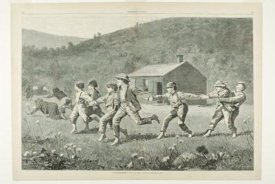 "Snap-the-Whip" door Winslow Homer