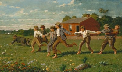 Sla de zweep, 1872 door Winslow Homer