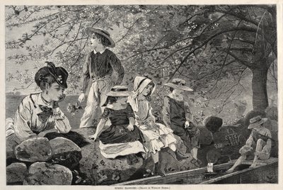 Lentebloesems door Winslow Homer