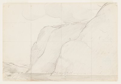 Studie voor "Cape Trinity, Saguenay River" door Winslow Homer