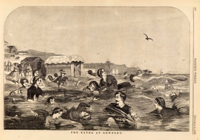 The Bathe [sic] at Newport, uit Harper