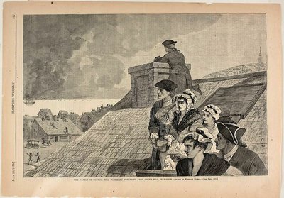 De Slag om Bunker Hill - Het gevecht bekijken vanaf Copp