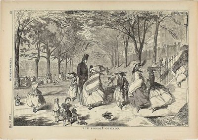 De Boston Markt door Winslow Homer