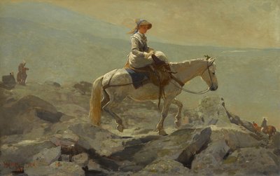 Het Ruiterpad, Witte Bergen, 1868 door Winslow Homer