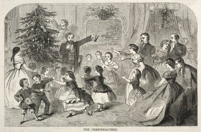 De kerstboom, 1858 door Winslow Homer