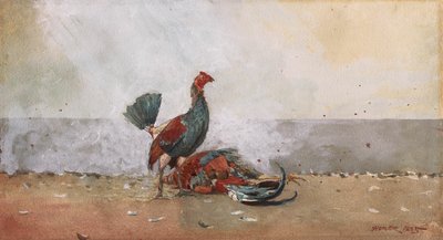 Het Hanengevecht door Winslow Homer