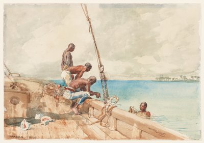 De Schelpenduikers, 1885 door Winslow Homer