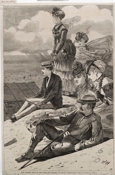 De coolste plek in New England - top van Mount Washington door Winslow Homer