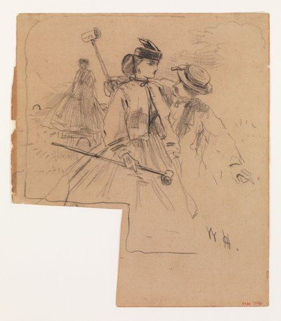 Die Krocketspieler door Winslow Homer