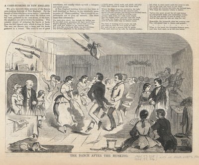 De dans na het dorsen, uit Harper door Winslow Homer