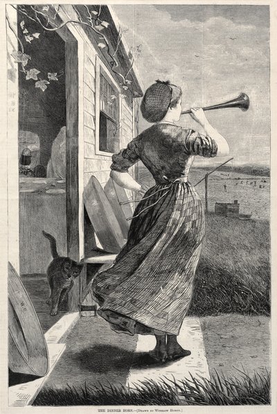 De dinerhoorn door Winslow Homer