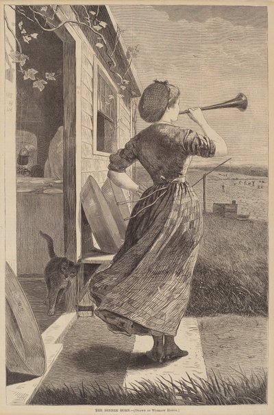 De Dinerhoorn door Winslow Homer