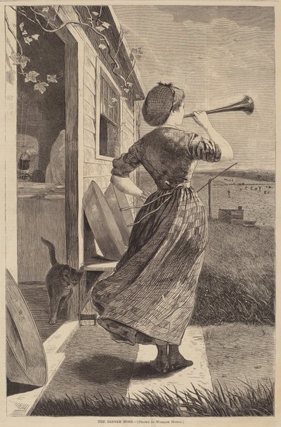 De dinerhoorn door Winslow Homer