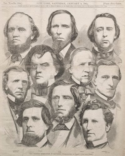 De Georgië-delegatie in het Congres door Winslow Homer