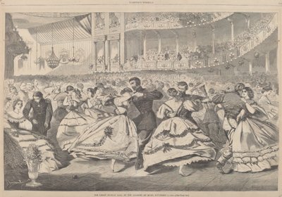 Het Grote Russische Bal in de Muziekacademie door Winslow Homer