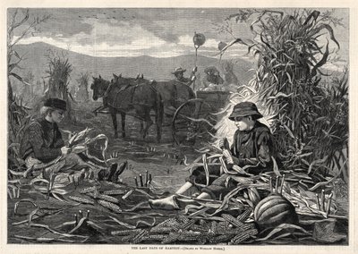 De laatste dagen van de oogst, 1873 door Winslow Homer