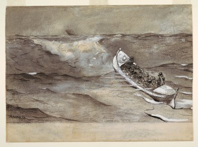 De reddingsboot door Winslow Homer