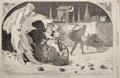 Het nieuwe jaar - 1869 door Winslow Homer