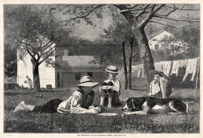 The Nooning door Winslow Homer