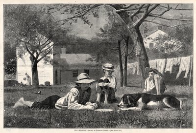 De middagpauze, 1873 door Winslow Homer