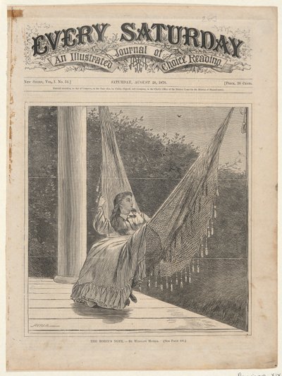 De roodborst door Winslow Homer