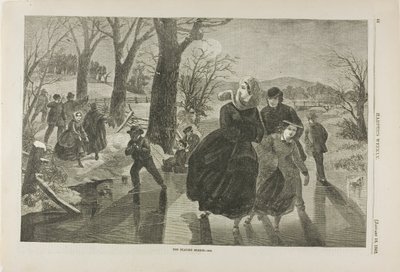 Het schaatsseizoen door Winslow Homer