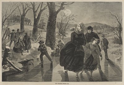Het schaatsseizoen door Winslow Homer
