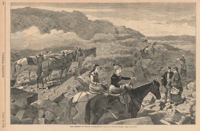 De Top van Mount Washington, van Harper door Winslow Homer