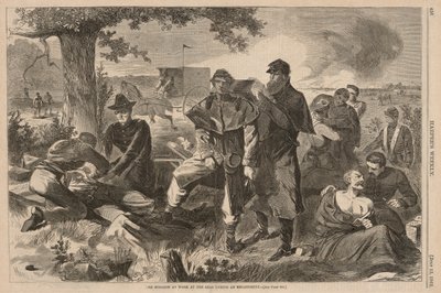 De Chirurg aan het Werk in de Achterhoede tijdens een Gevecht, van Harper door Winslow Homer