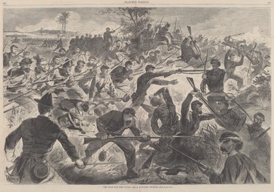 De Oorlog voor de Unie - Een Bajonetaanval door Winslow Homer