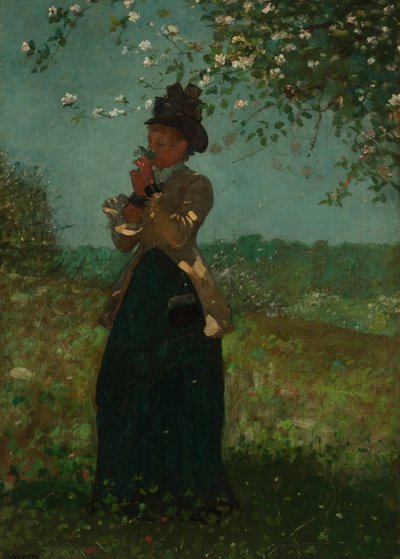 De gele jas door Winslow Homer
