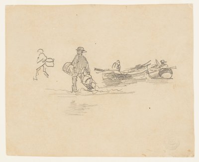 Twee Vissers, Engeland door Winslow Homer
