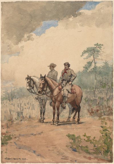 Twee Verkenners door Winslow Homer