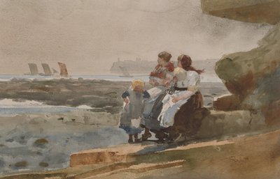 Onder de Klif, Cullercoats door Winslow Homer