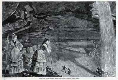 Onder de watervallen, Catskill Mountains, uit Harper