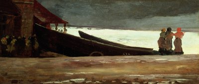 Een Storm Bekijken aan de Engelse Kust door Winslow Homer