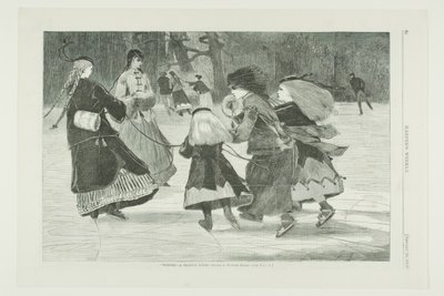 "Winter" - Schaatsscène door Winslow Homer